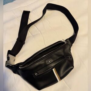 BOSS Black and White Belt Bag